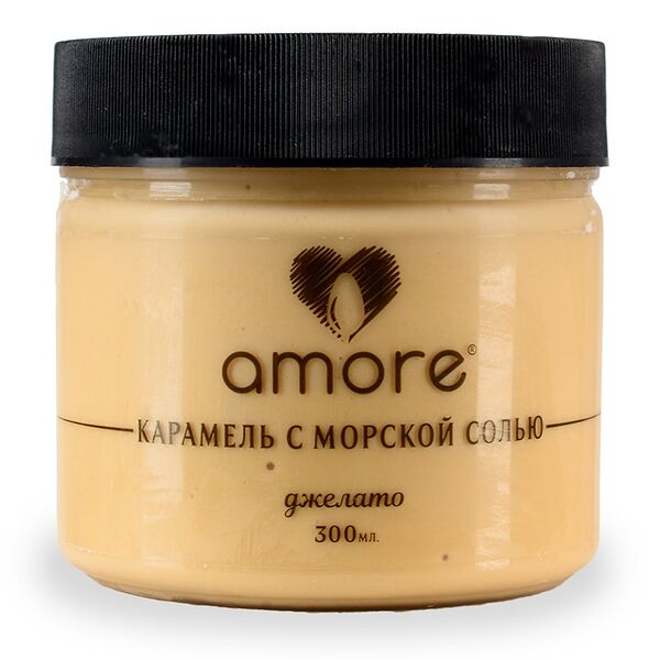 Мороженое Amore Карамель с морской солью молочное 300 мл