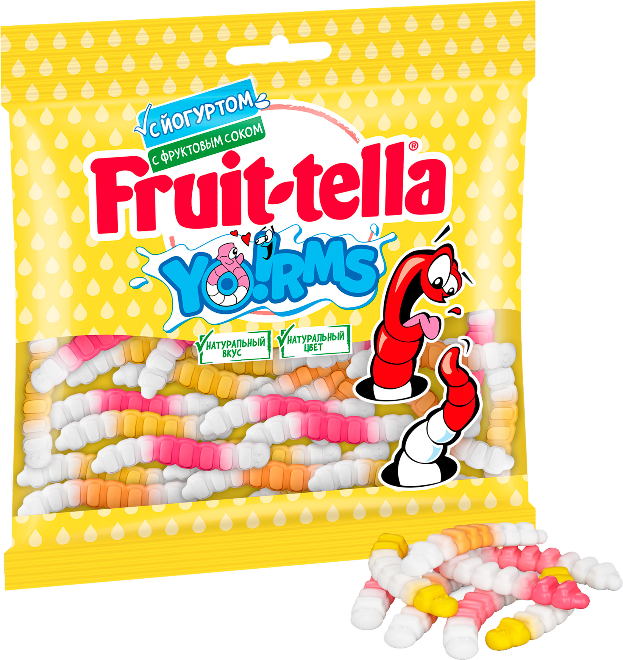 

Жевательный мармелад Fruittella Yorms