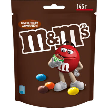 Драже M&Ms с молочным шоколадом