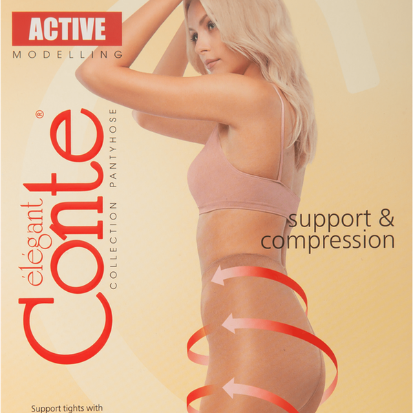 Колготки женские CONTE Active 40 den bronz 2