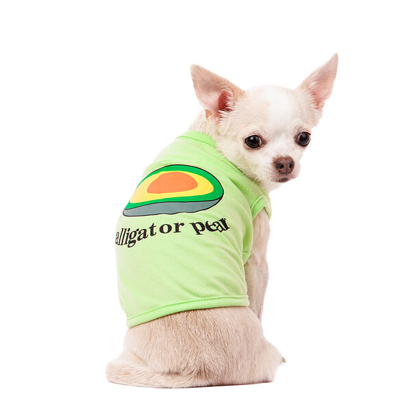 Футболка для собак с авокадо S салатовый (унисекс)