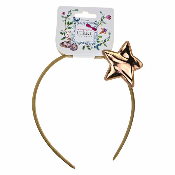 Lukky Fashion ободок для волос Звезда, 1шт арт.Т18556 Lukky