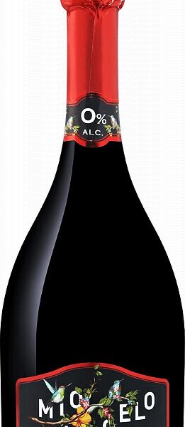 Вино игристое безалкогольное Mio Angelo Rosso красное сладкое 0% 0,75 л