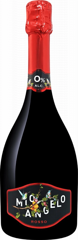 

Вино игристое безалкогольное Mio Angelo Rosso красное сладкое 0% 0,75 л