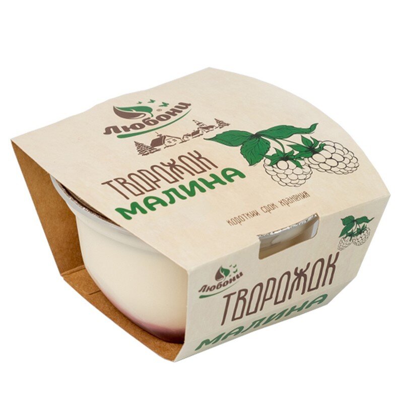 

Творожок Любони с малиной 150 г