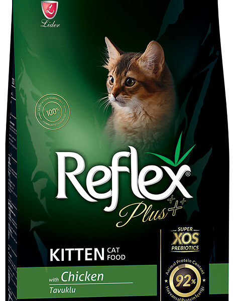 REFLEX Plus для котят сухой  1,5кг Курица с рисом