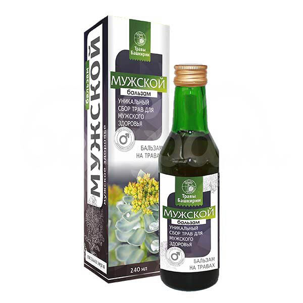 Сироп Травы Башкирии 240мл Бальзам фирменный №32 Мужской карт/уп