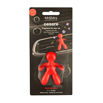Ароматизатор для автомобиля Mr&Mrs Fragrance Cesare красный/PEPPERMINT Италия