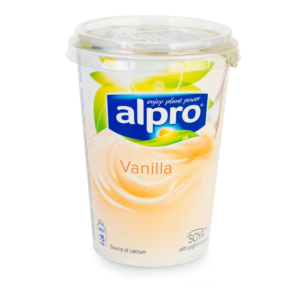

Йогурт соевый Alpro Ванильный обогащенный кальцием и витаминами 500 г
