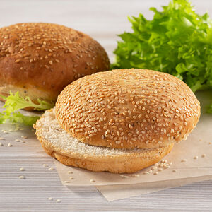 Булочка белая для бургера с кунжутом и семенами чиа МясновЪ Пекарня (2 шт. в упаковке)