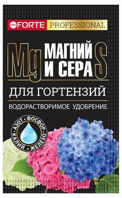 Удобрение водорастворимое Bona Forte для гортензий и кислотолюбивых растений 100 г
