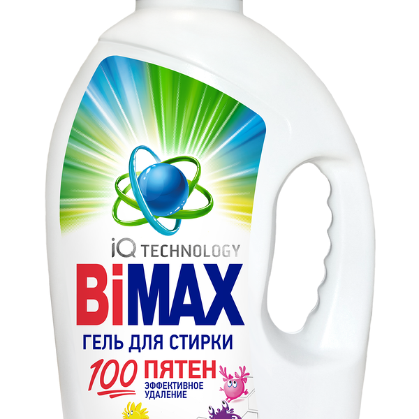 Гель для стирки BiMax 100 пятен, 1,95кг