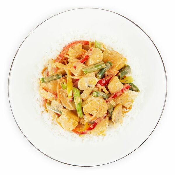 Курица Том-ям с рисом Шеф Перекрёсток, 250г