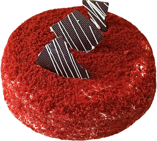 

Торт Хэлла Красный бархат с клюквой 700 г