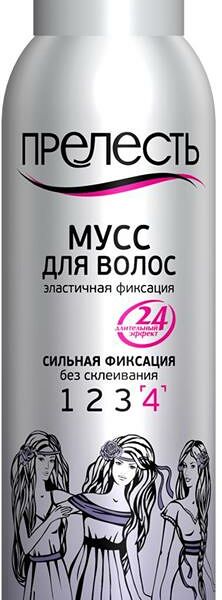 Мусс для волос прелесть 160 см сильная фиксация