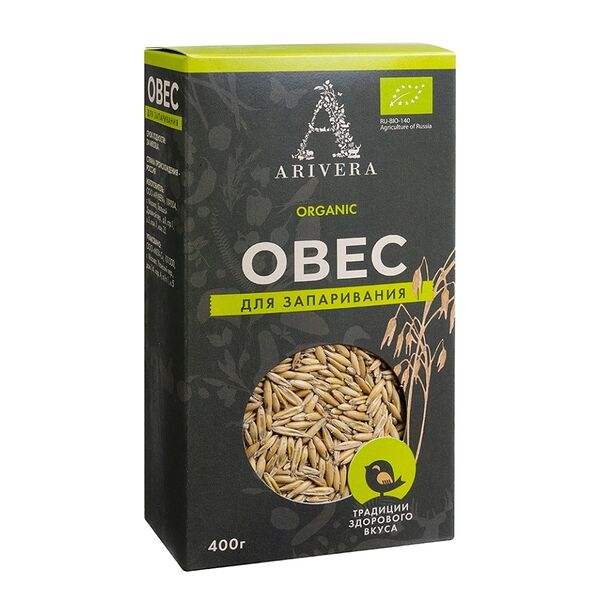 Овёс Аривера для запаривания, 400г