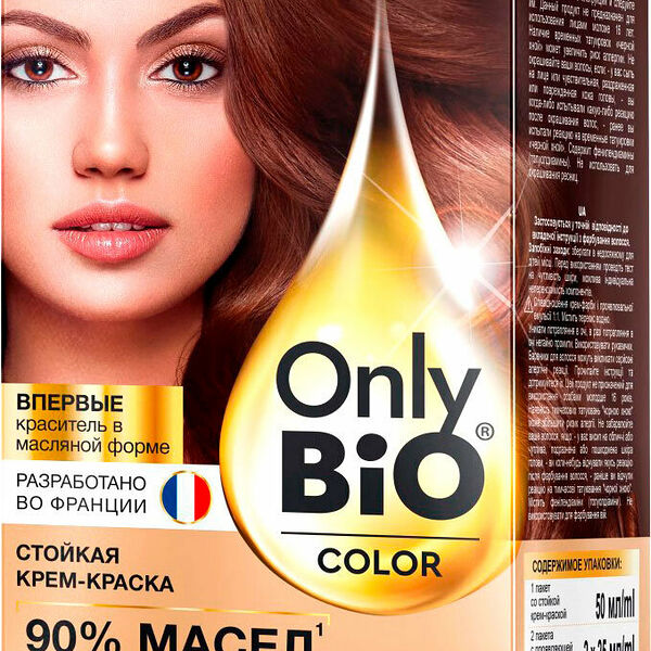 Краска для волос Only Bio Color т4.0 Роскошный каштан