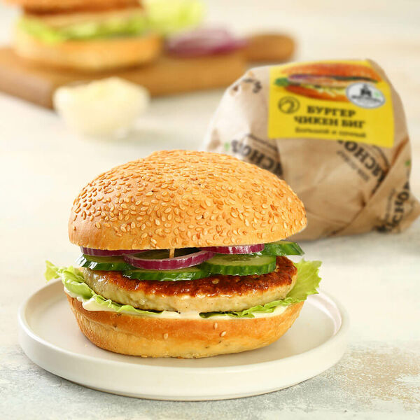 Бургер чикен биг МясновЪ Шеф-повар