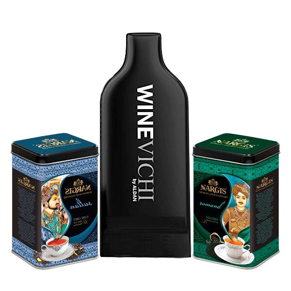 Набор Romand Nilgiri и Sultan Assam TGFOP с бергамотом + подарок Чехол защитный  для стеклянных бутылок WINEVICHI