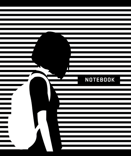 Тетрадь общая ПЗБМ Иллюзия обмана, А5 48 листов в клетку на скрепке, Арт. 28107 в ассортименте