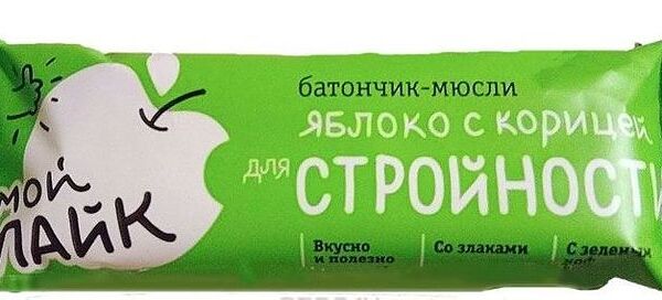 Батончик Леовит Мой лайк яблоко-корица Для стройности