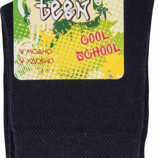 Носки детские teen (тин) цвет темно-синий, размер 33-35 (20-22) ТМ Lav (Лав)