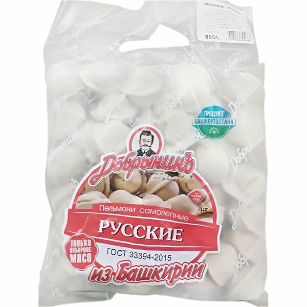 Пельмени Добрынинъ Русские