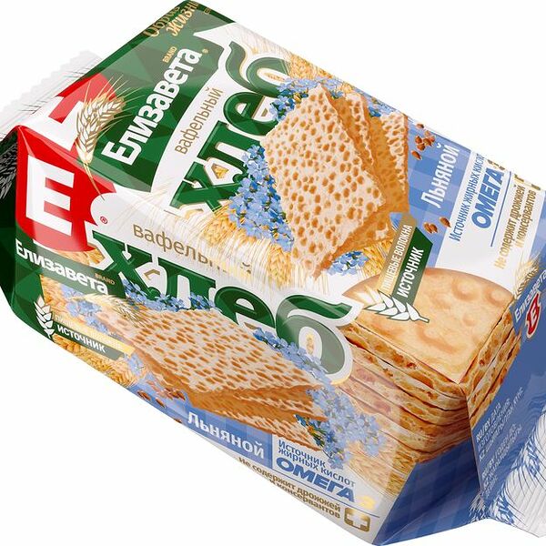 Хлеб Елизавета вафельный льняной