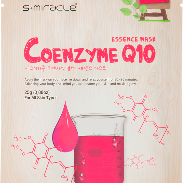 Маска для лица S+ MIRACLE c коэнзимом Q10, для всех типов кожи