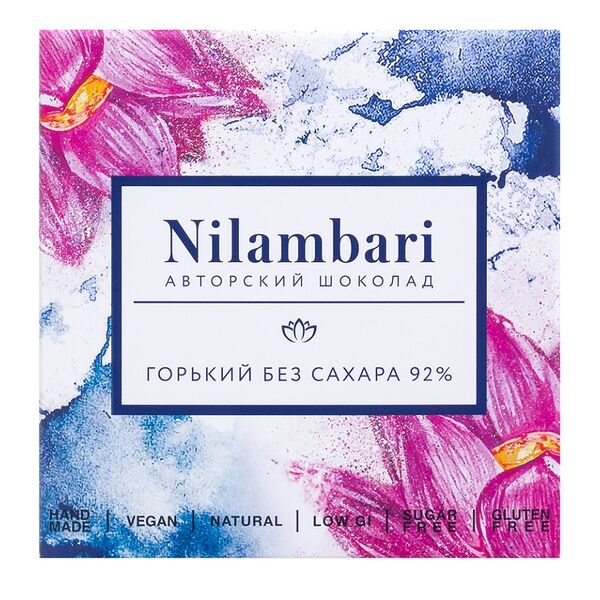 Шоколад горький Nilambari без сахара