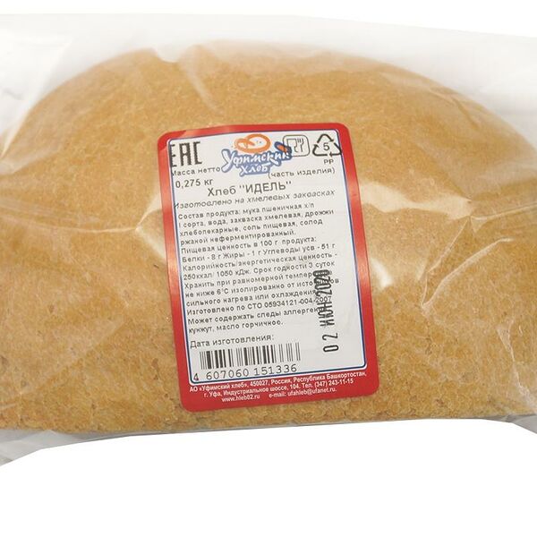 Хлеб Уфимский Хлеб Пшеничный Идель