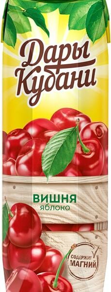 Нектар Дары Кубани Яблоко вишня 950мл