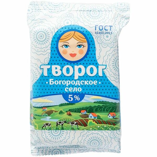 Творог Богородское Село 5% 200 г