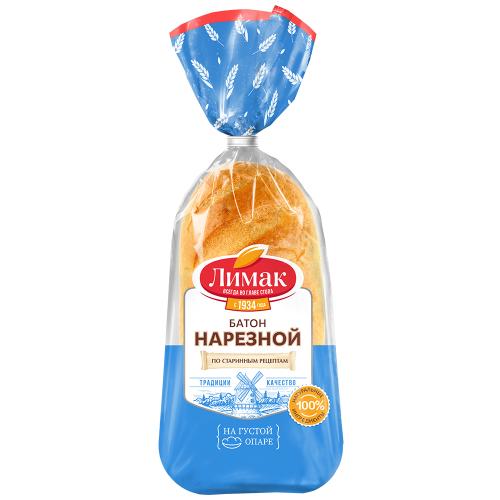 

Батон Лимак нарезной, целый 360 г