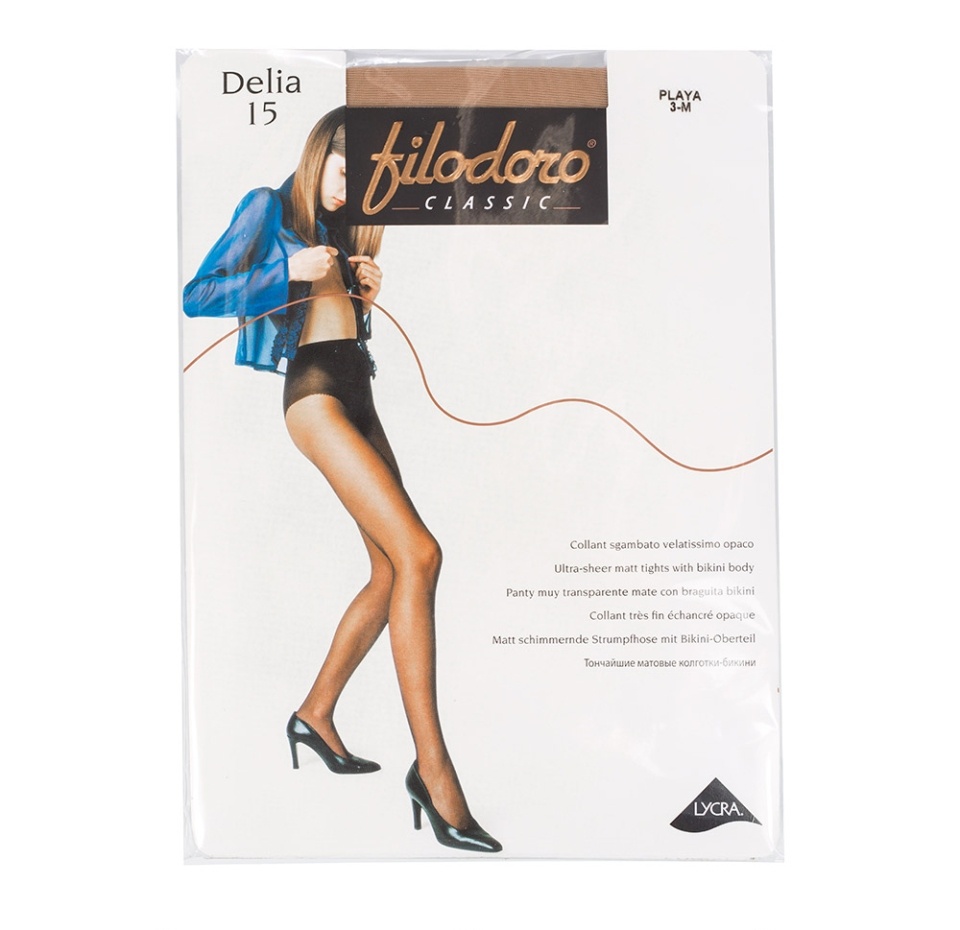 

Колготки Filodoro Classic Delia светлые,15 den, размер 3