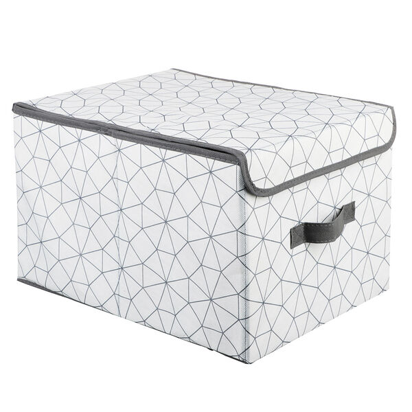 Vetta короб с крышкой, 30х40х25см, валери, полипропилен