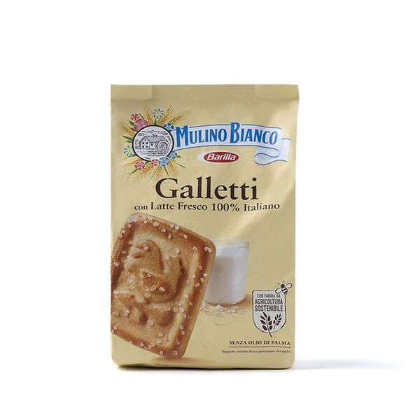 Печенье Mulino Bianco Galletti с сахарными кристаллами