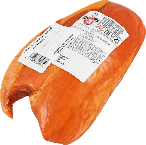 Окорок Велес копчено-вареный деликатес из мяса свинины до 800г