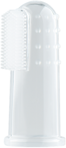 

Зубная щетка детская на палец Lubby силиконовая массажная с 4 месяцев арт. 13696