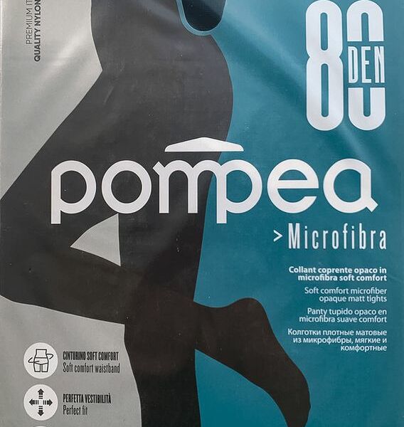 Колготки Pompea Microfibra 80 den nero, р1/2-S