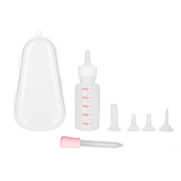 Набор для выкармливания щенков и котят в пластиковом боксе Petmax, бутылочка 50 мл