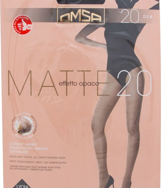Колготки Omsa Matte 20 Nero Черные Размер 3