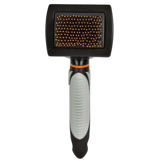 Щётка-пуходерка с пластиковой щетиной, 7х16см