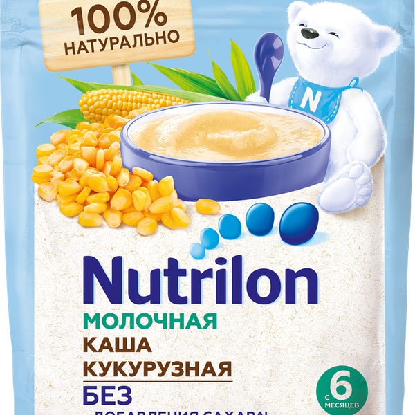 Каша кукурузная Nutrilon молочная с 6 месяцев