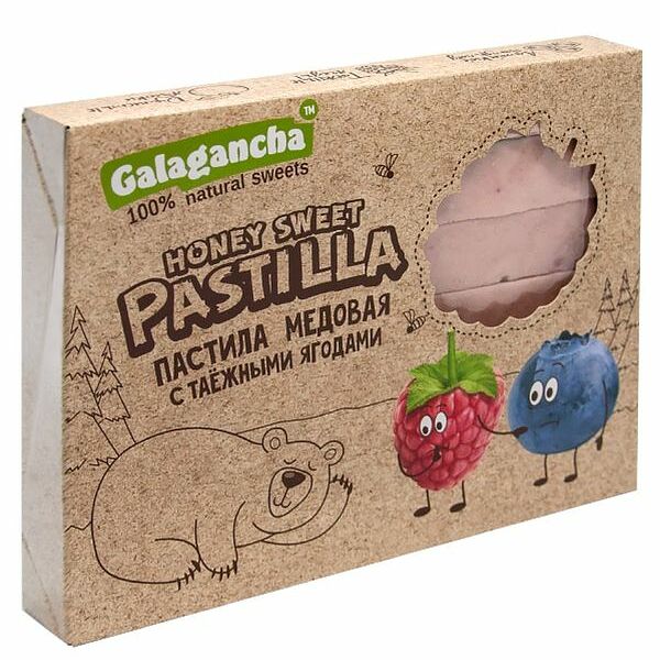Пастила Galagancha медовая с таежными ягодами
