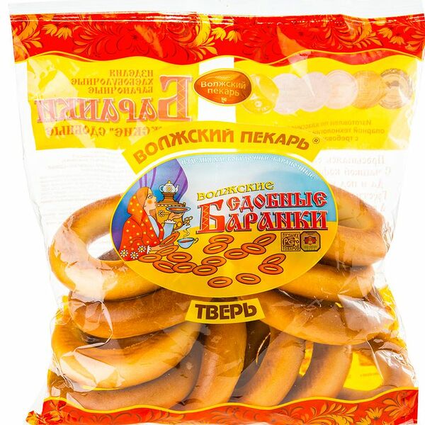 Баранки Волжский Пекарь Волжские сдобные, 350г