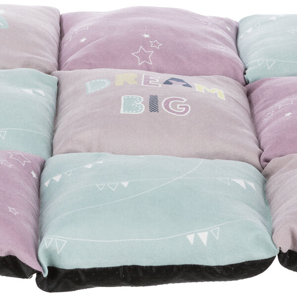 TRIXIE Подстилка Junior пэчворк 60 х 60 см светло-лиловый/мятный/розовый