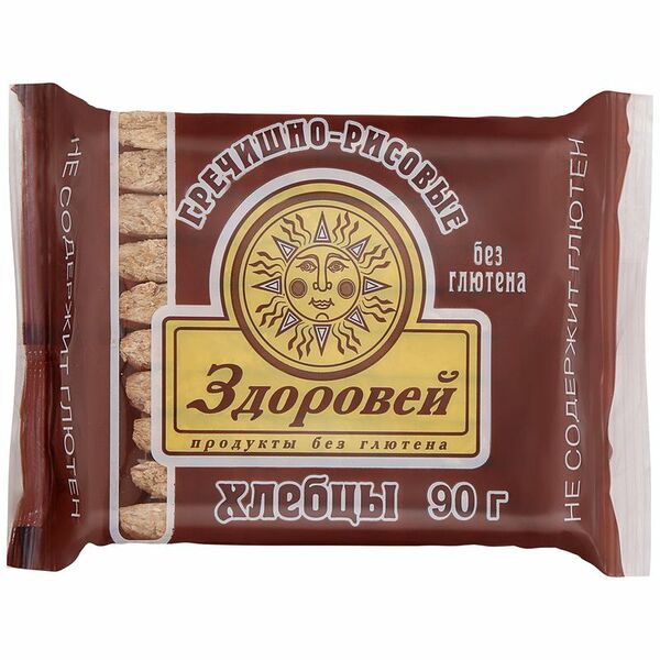 Хлебцы гречишно-рисовые Здоровей