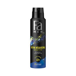 Дезодорант мужской Fa Men Ритмы Бразилии Ночи Ипанемы, 150 мл
