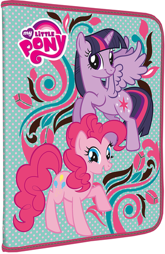 

Папка для тетрадей My Little Pony на молнии, 24x18.5x2.5 см